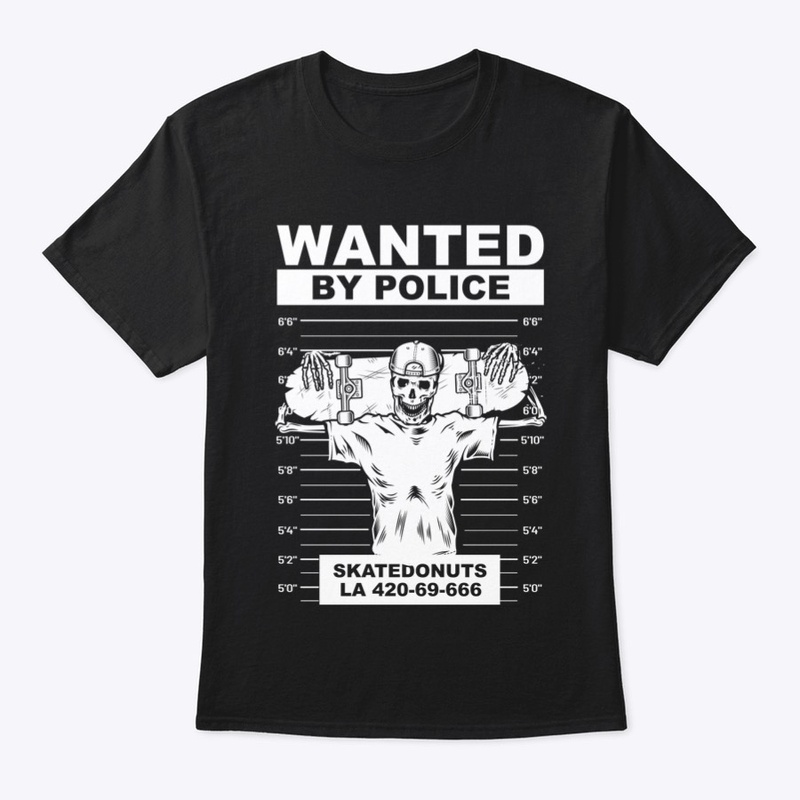 Wanted Skater Mugshot, Skatedonuts