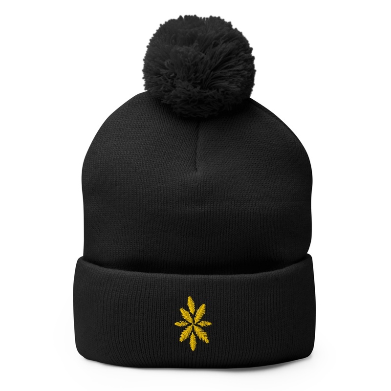 Leaf design on hat