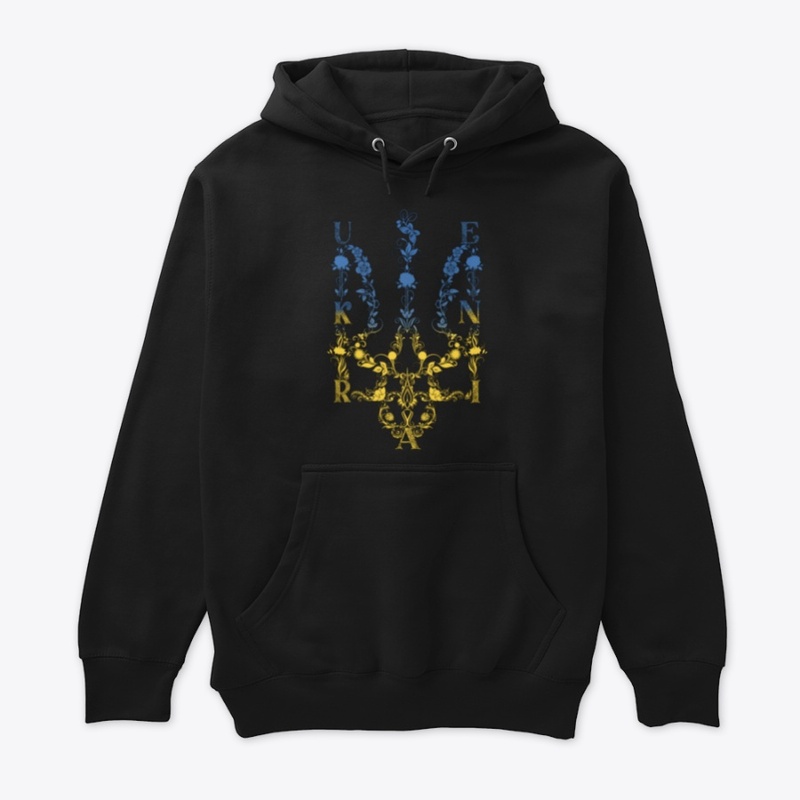 Ukraine flower flag - support Ukraine