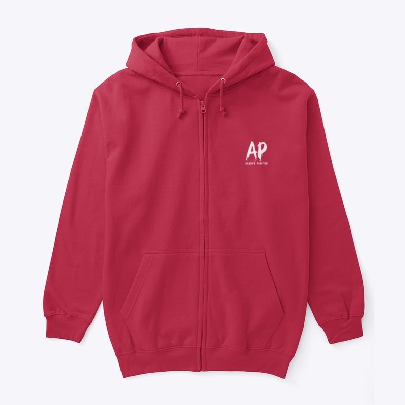 Always Positive and Keep Smiling zip up