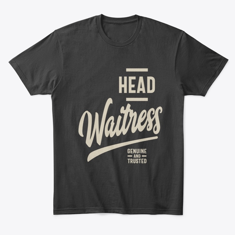 Head Waitress Gift Funny Job Title