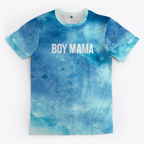 Blue Tie Dye Gear Standard T-Shirt Front