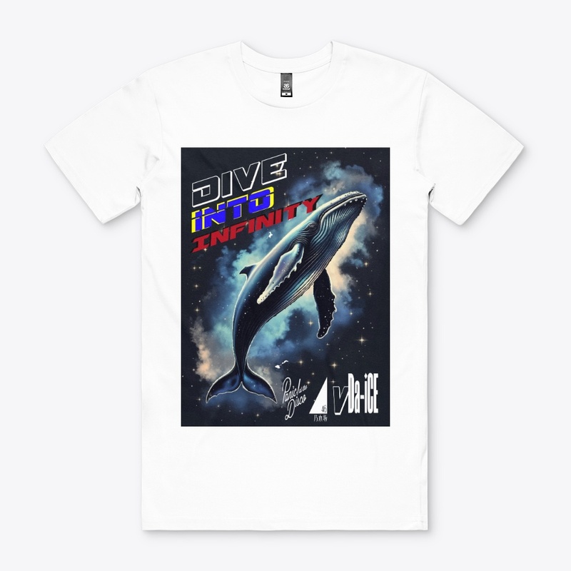 Dive Into Infinity Dark Whale Unisex Tee