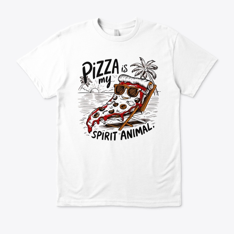 Beach Slice: Pizza Lover's Tee