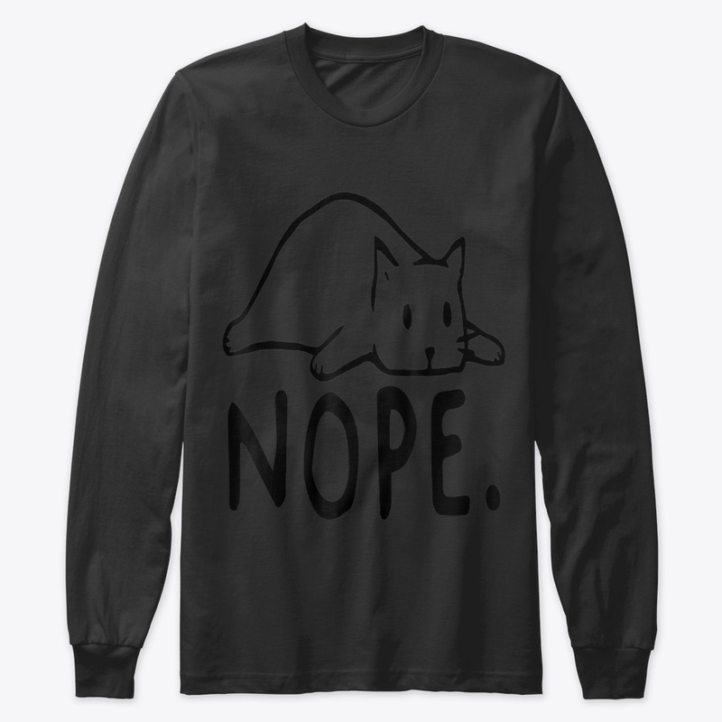 Lazy Day Cute Funny Cat Gift for women b