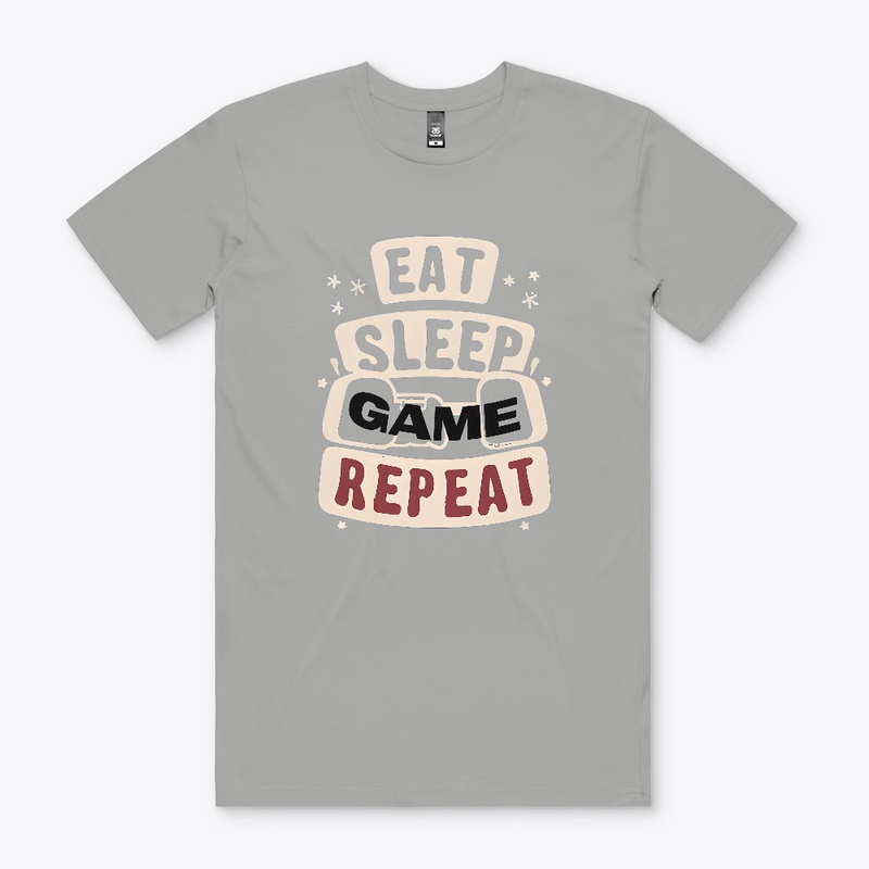 Eat Sleep Game Repeat T-shirt