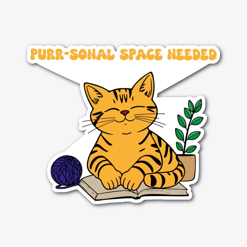 Purr-sonal Space Needed graphic