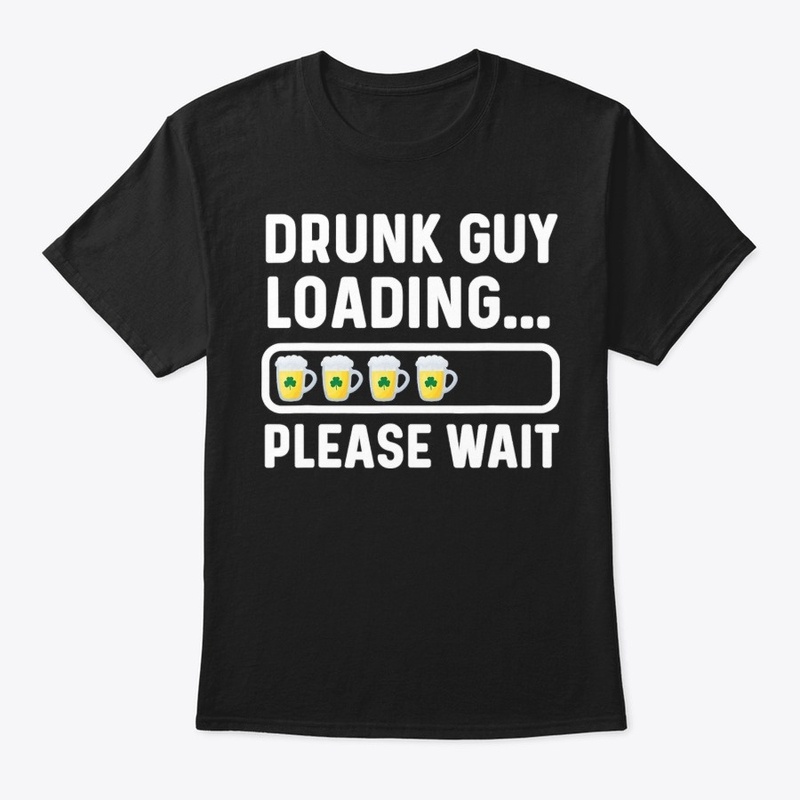 Drunk Guy St Patricks Day Drinking Match