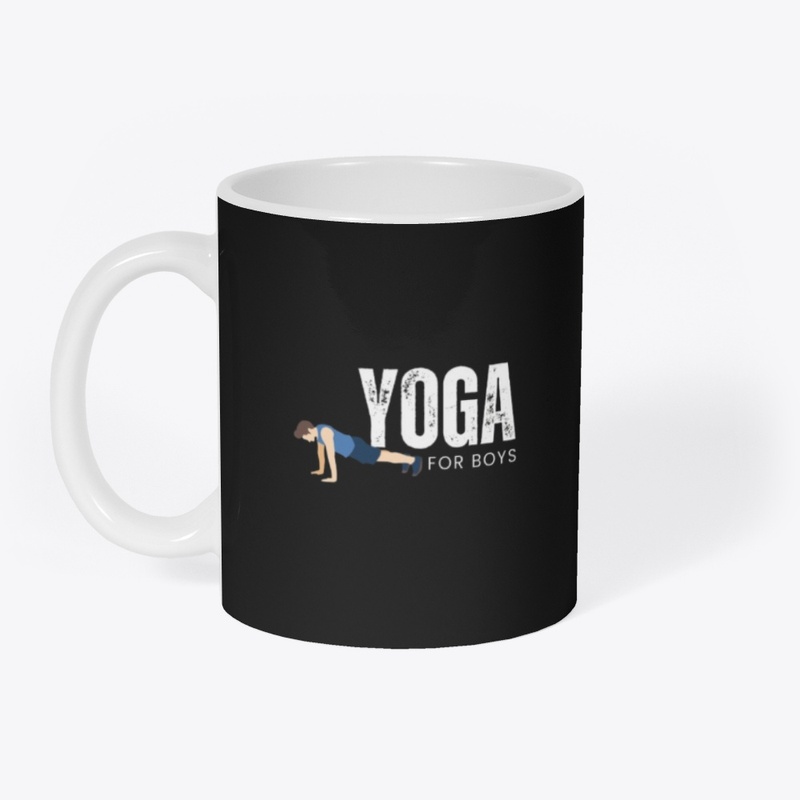 Yoga for boys creative design