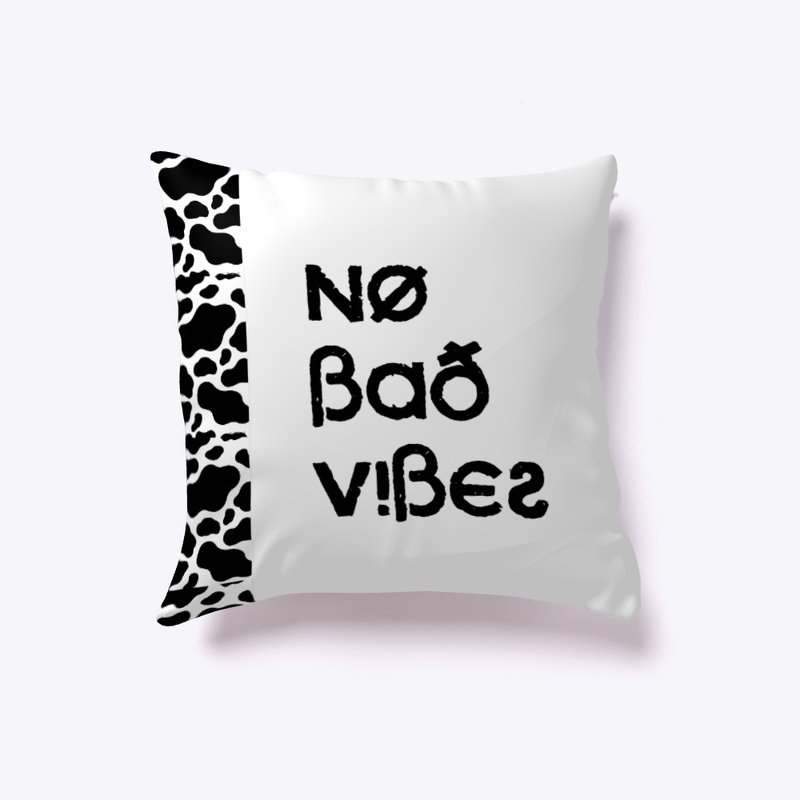 Home - No Bad Vibes Cow Print