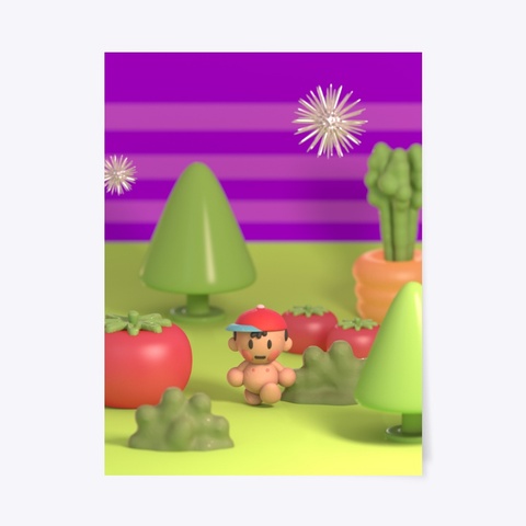 Earthbound Magicant Poster For Charity Standard T-Shirt Front