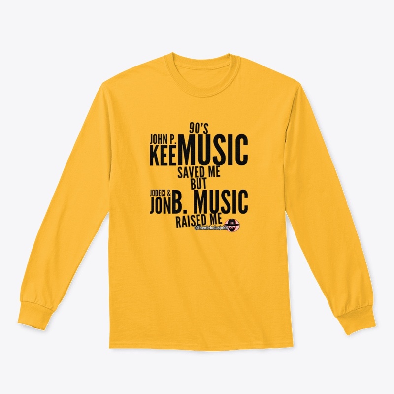90s John P Kee - Jodeci Music Black Tee 