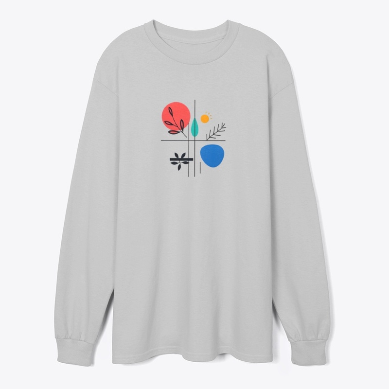 Minimalist graphic T-shirt design B