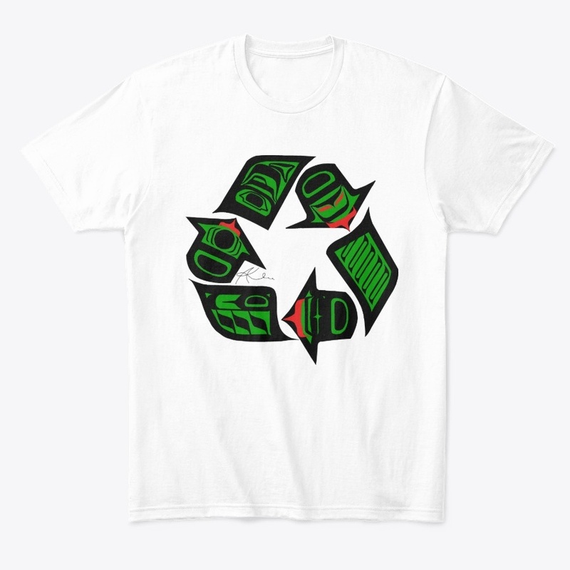 Tlingit Formline Recycle Symbol