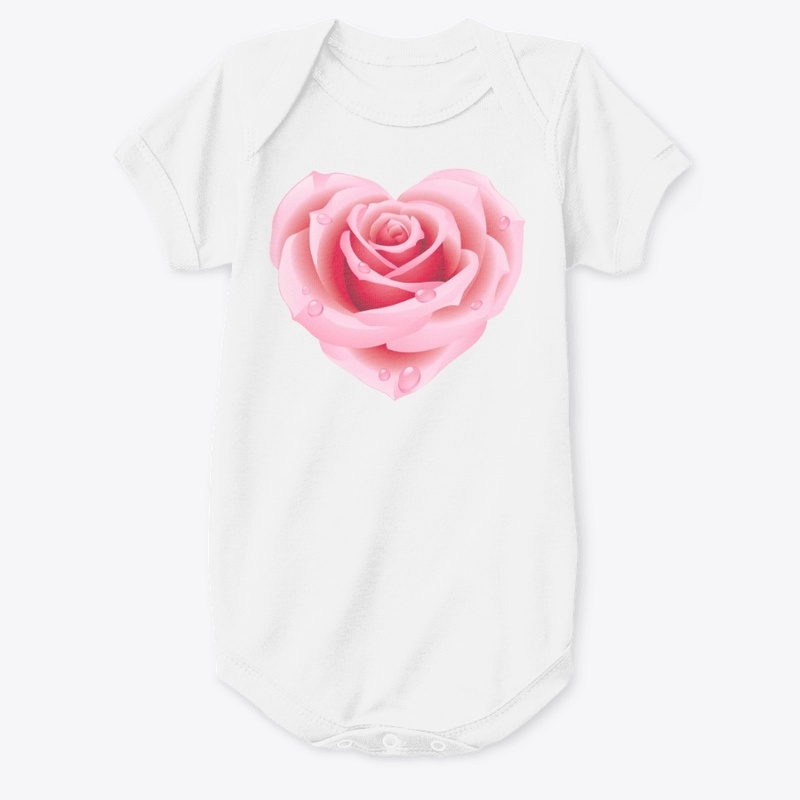 Beautiful Heart Flower T-Shirts