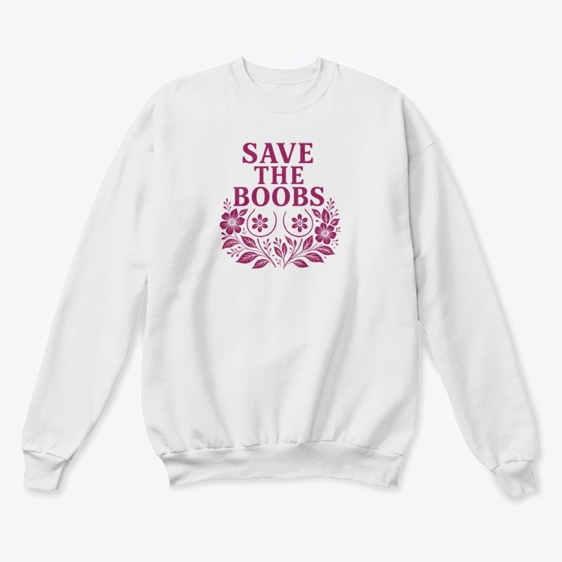 Save the boobs floral