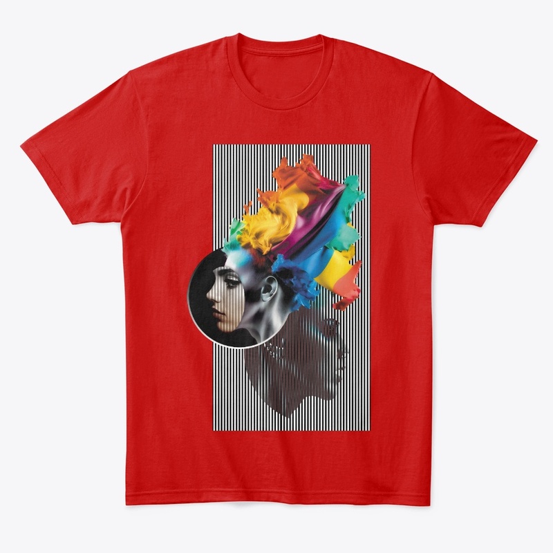 Profile Woman Rainbow Optical Dreams