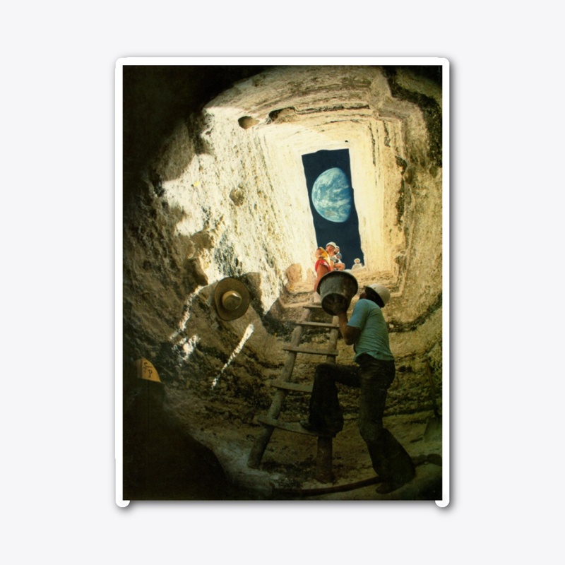 Excavation Surrealist Archeology Collage