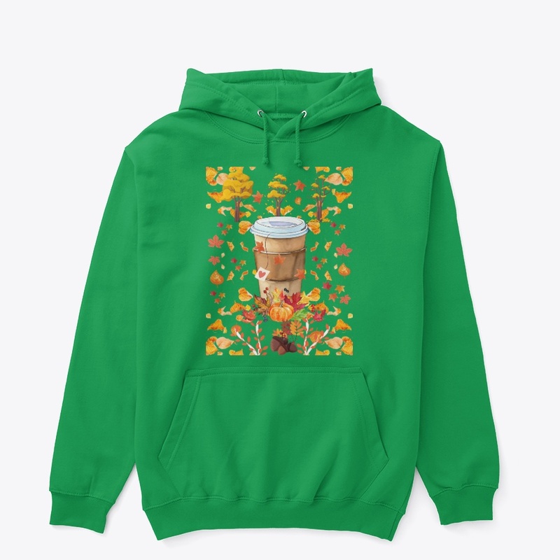 pumpkin spiced Latte in autumn 