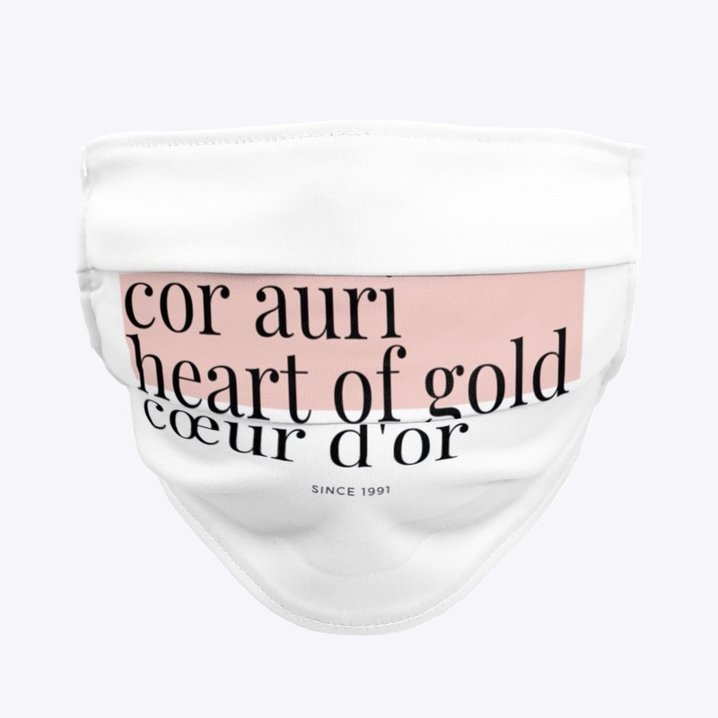 Heart of Gold Cloth Face Mask