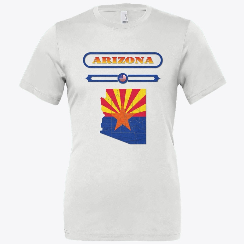 ARIZONA MAP, ARIZONA, USA. SAMER BRASIL