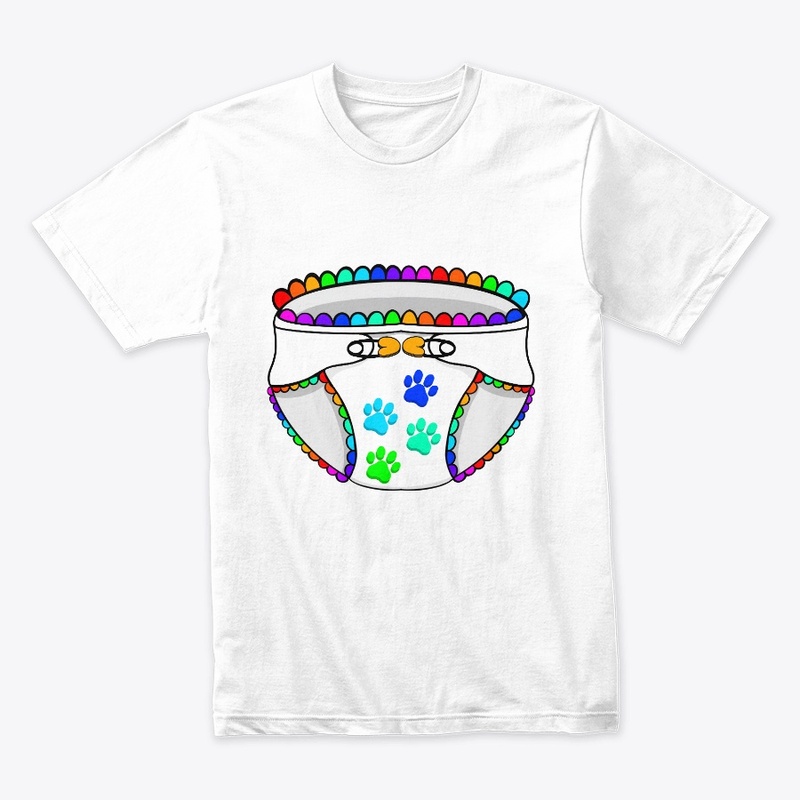 Rainbow Diaper print collection