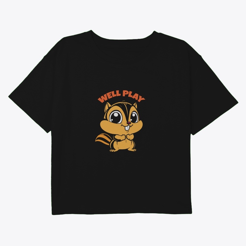 cute cartoon chipmunk