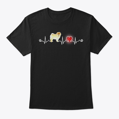 Chow Chow Shirt Gifts For Dad Mom Kids G Black T-Shirt Front