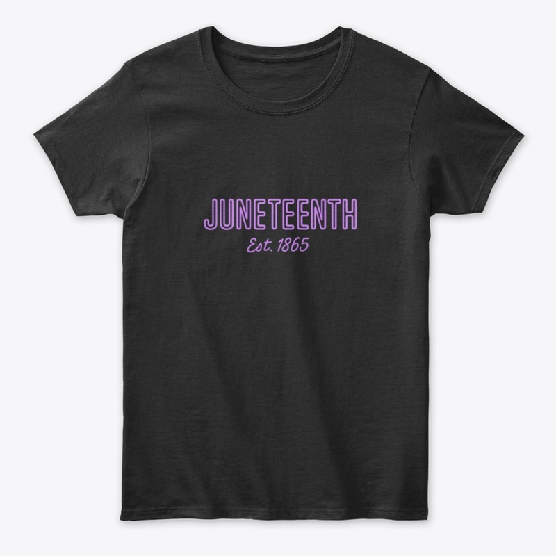 Juneteenth – Est. 1865 Neon Style