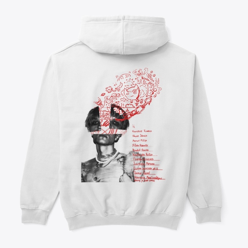 ilusad inimesed hoodie (valge)