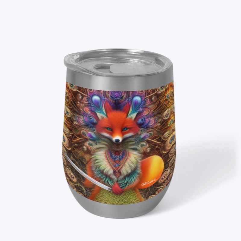 Amazon Warrior Fox with a Peach
