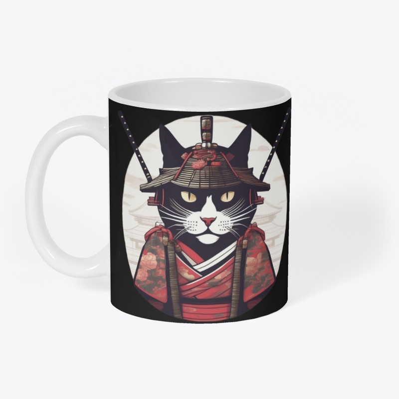 Samurai Cat - Fierce and Furry Warrior
