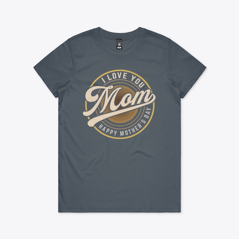 I Love You Mom Vintage T-shirt