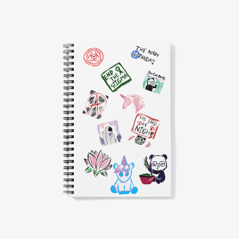 Nerdy Panda Collage gear