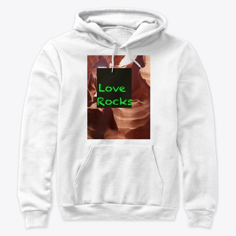 Love Rocks Funny Neon Green Nature Pic