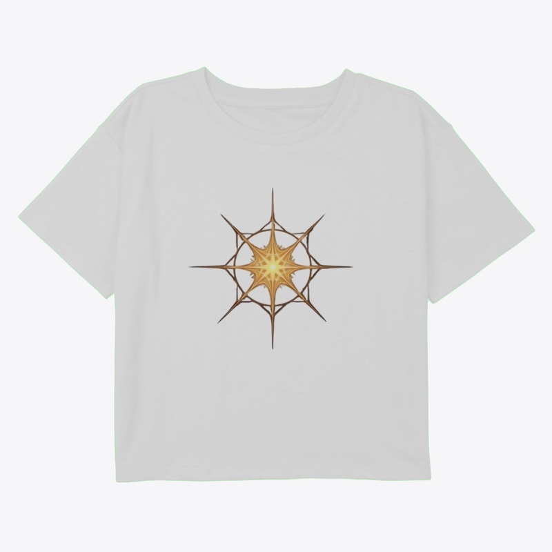 Golden Sacred Geometry Star