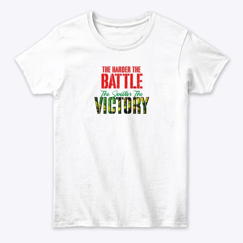 "HARDER THE BATTLE" Relief Tee