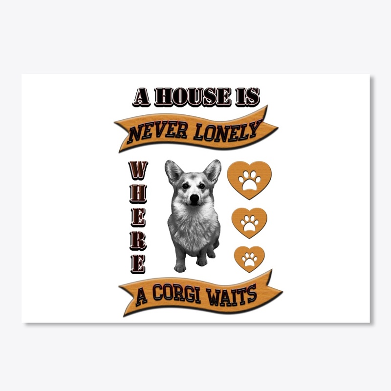 A house where a corgi waits