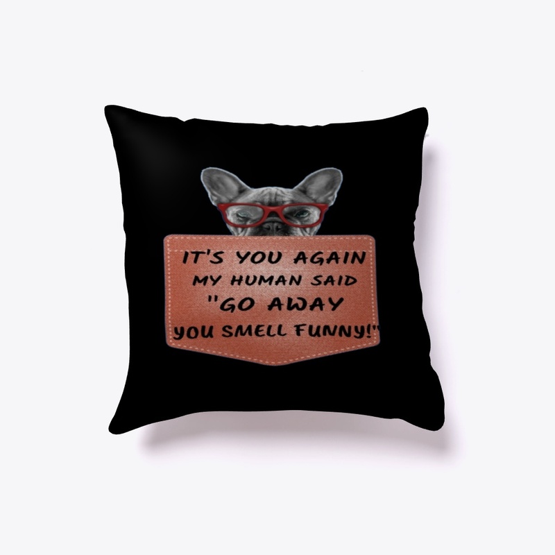 IT'S YOU AGAIN MY HUMAN SAID "GO AWAY"  