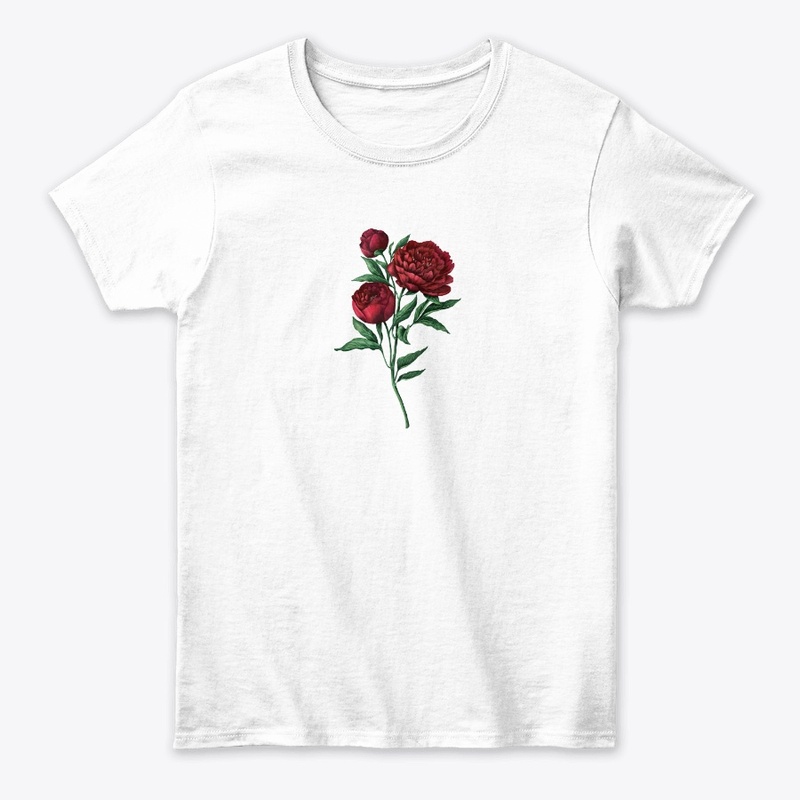 Red Peony Rose