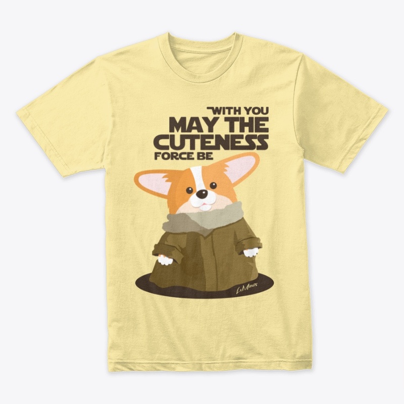 Corgi Cuteness Force-Banana-Premium