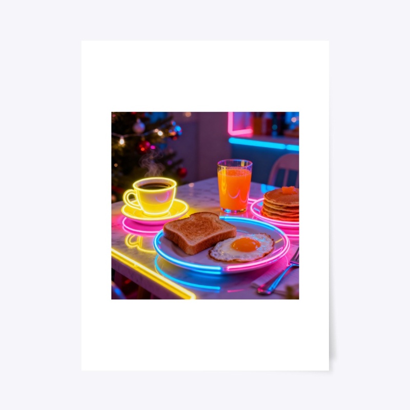 Neon Breakfast: Morning Glow