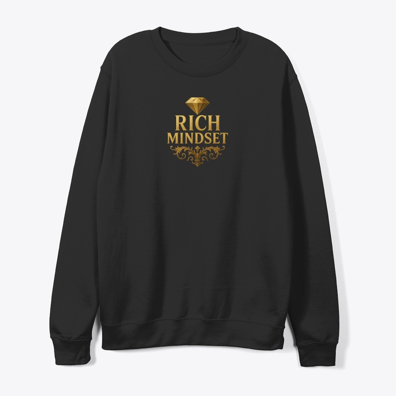 Rich Mindset Luxury Gold TShirt & Hoodie