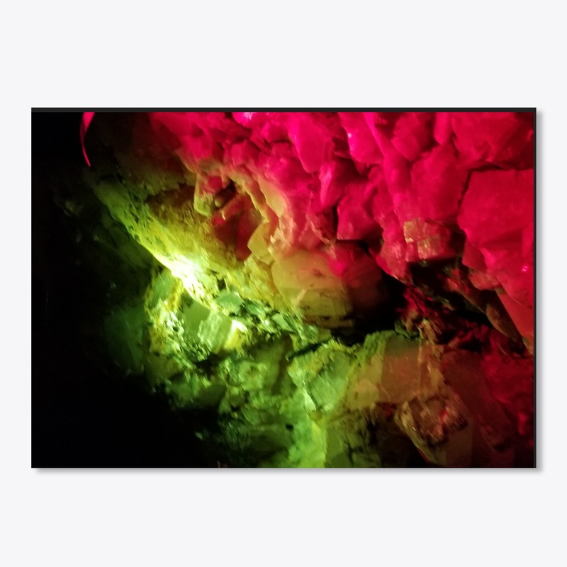 Fluorescent Cave Crystals