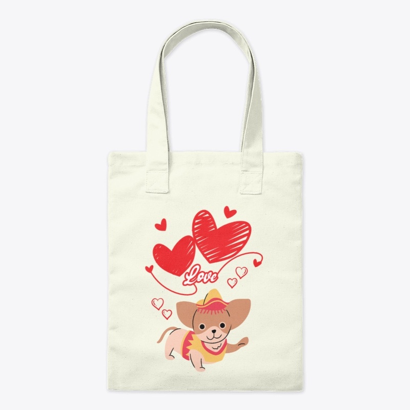 Love dog graphic 