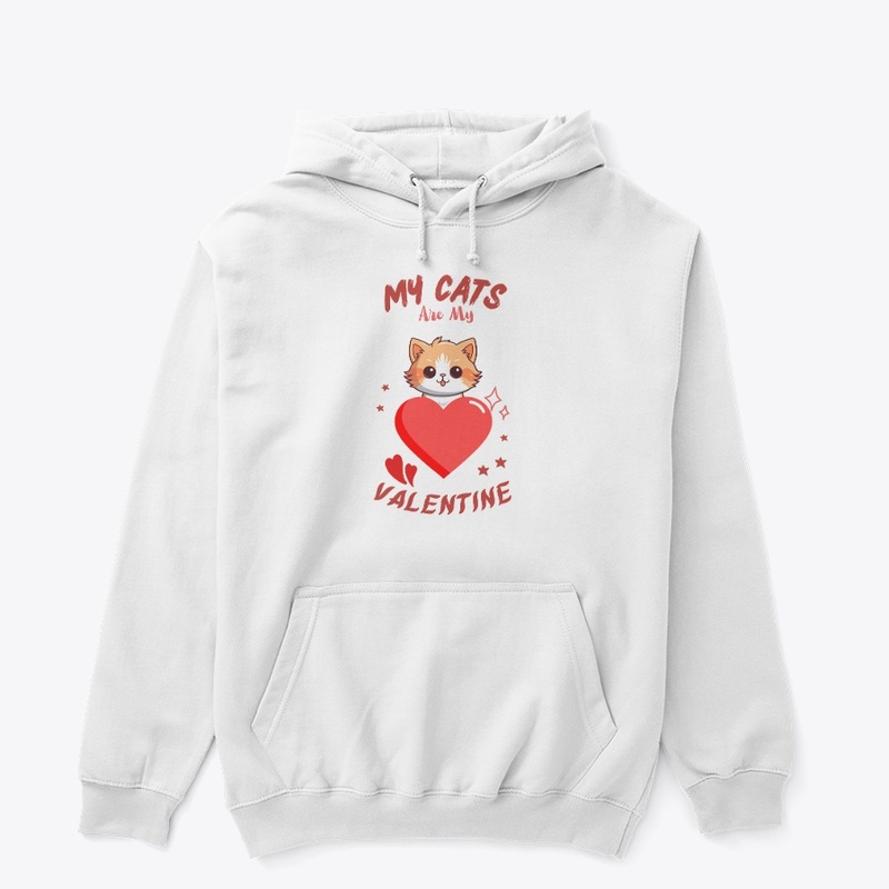 Cat Lovers Valentine Day's T-Shirt