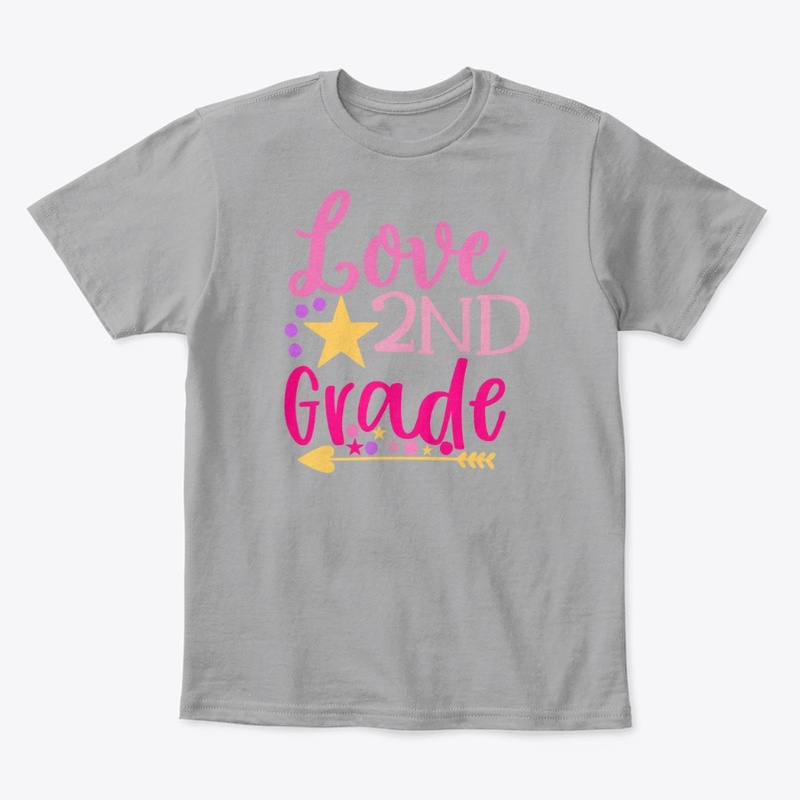 love 2nd grade shirt for kindergarten 