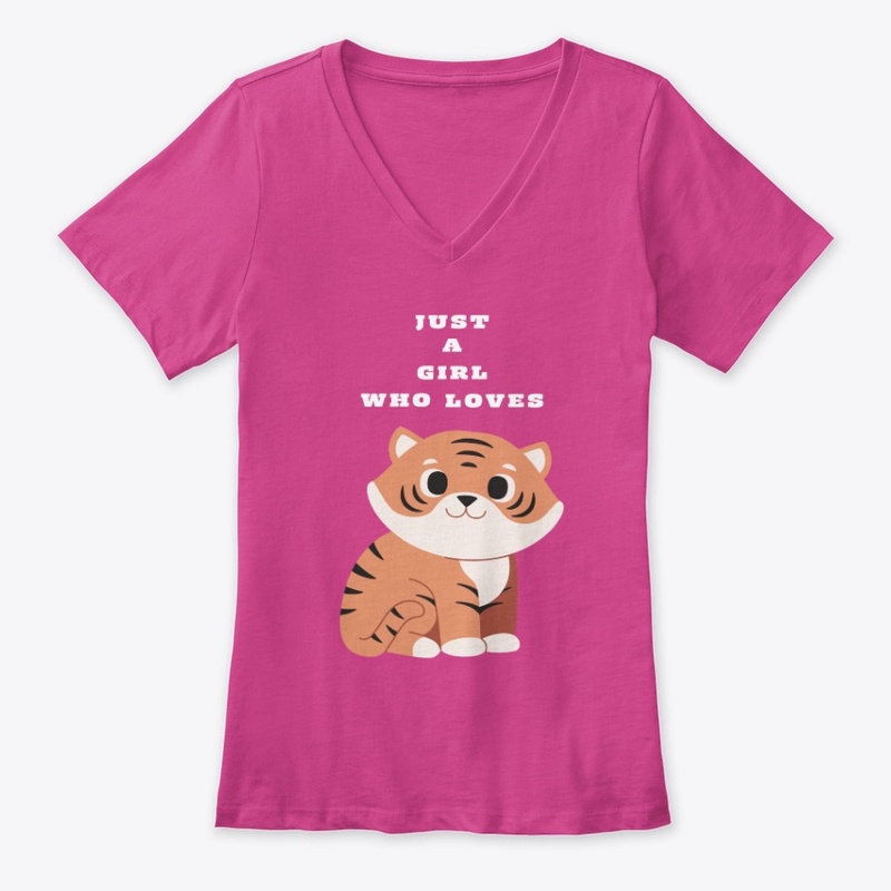 just  girl who loves tigers