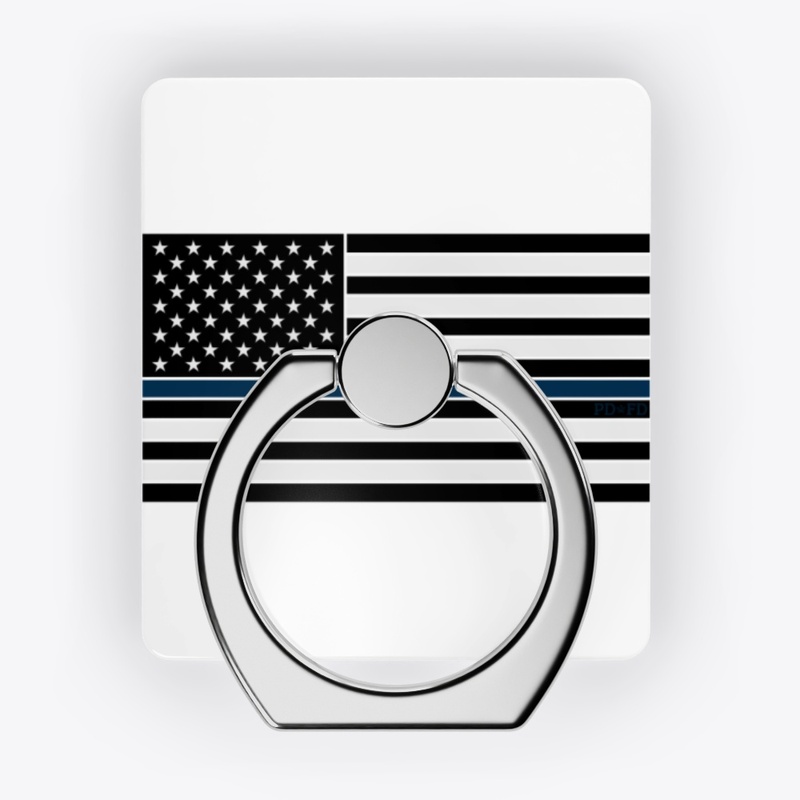 Horizontal Blue Line Flag