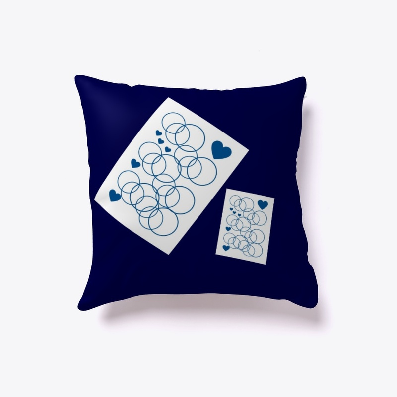 Blue pillow